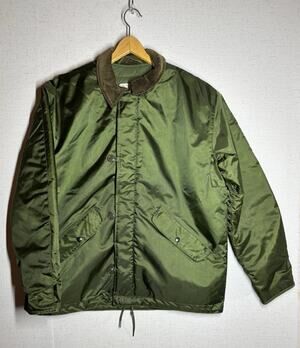 Alpha Industries VTG US Navy A-1 Extreme Cold Weather Flight Jacket Olive Green